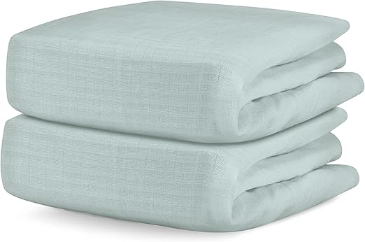 Organic Cotton Fitted Crib Sheet 2-Pack