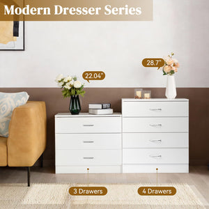 Chest of Drawers – 3, 4, 6 & 8 Drawer Storage Dresser