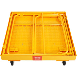 Collapsible Forklift Safety Cage Work Platform with Wheels