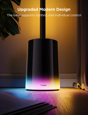 Smart RGBIC LED Floor Lamp with Music Sync – 1725lm, Color Changing, Dimmable