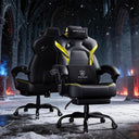 Gaming Chair with Footrest, High Back, 350 lbs Capacity