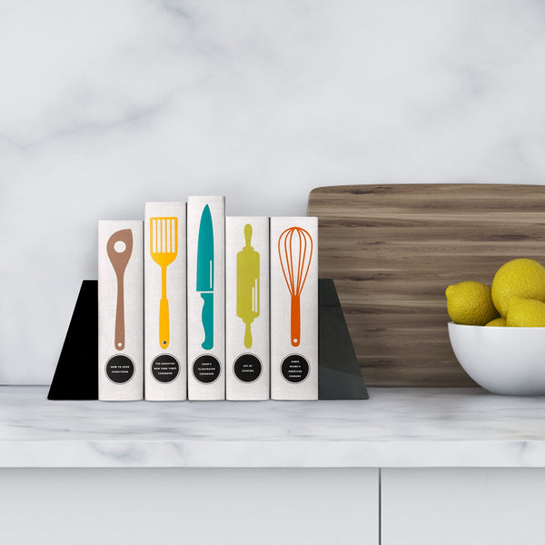 Polished Marble Triangular Bookends