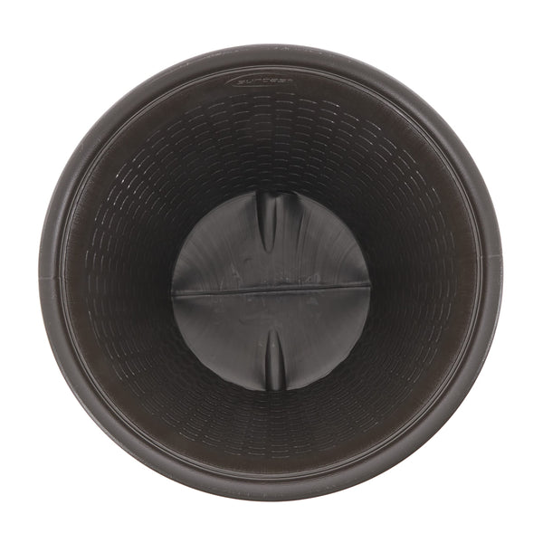 Wicker Round Planter Pot — 22" Resin, Indoor & Outdoor, Drainage Hole
