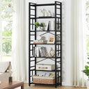 7-Tier Industrial Bookshelf 84"