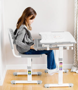 Height Adjustable Kids Desk & Chair Set