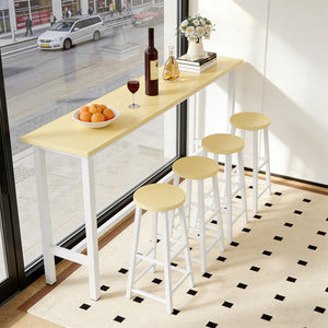 71" Bar Height Pub Table Set with 4 Stools