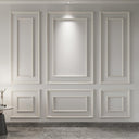 Bilinear Frame Wall Molding Set – 6 Frames, Glue-On, Polystyrene