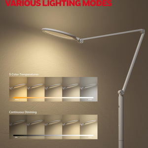 Dimmable LED Floor Lamp with Remote & Touch Control