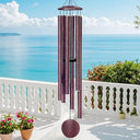66-Inch Large Outdoor Wind Chimes – Deep Tone, 6 Aluminum Tubes, Rustic Garden Decor