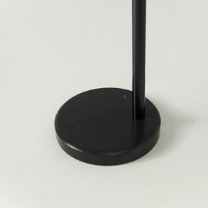 Arc Floor Lamp with 3 Fabric Shades & Marble Base