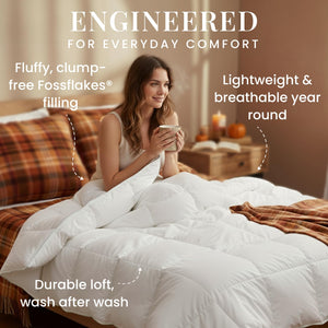 Hypoallergenic Autumn Duvet Insert – Down Alternative Comforter