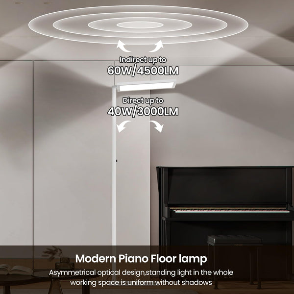 80" LED Floor Lamp, 7500LM Dimmable Full Spectrum