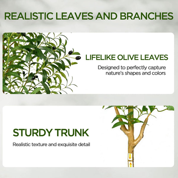 Artificial Olive Tree – Tall Faux Indoor Plant