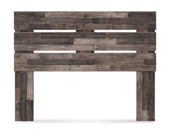 Queen Open Slat Panel Headboard – Engineered Wood, Rustic Style