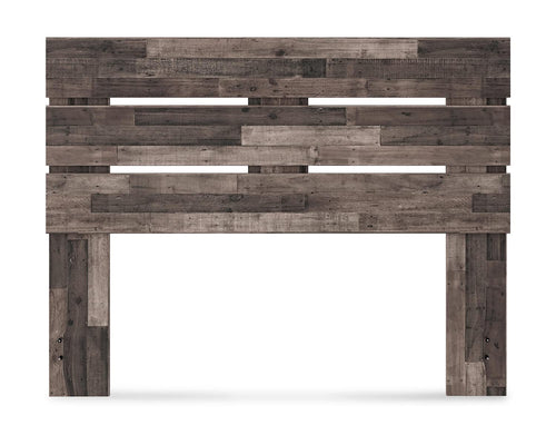 Queen Open Slat Panel Headboard – Engineered Wood, Rustic Style