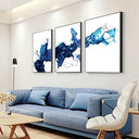Abstract Geometric Wall Art Set – 3-Piece Framed Prints, 24x32 Inches