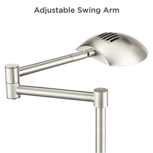 LED Swing Arm Desk Lamp with Adjustable Height