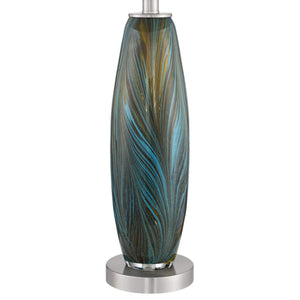 Modern Art Glass Table Lamps, Set of 2 – 26.75" High