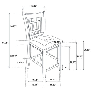 5-Piece Counter Height Dining Set – Oval Extendable Table with Storage & Upholstered Chairs