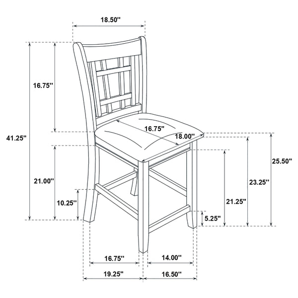5-Piece Counter Height Dining Set – Oval Extendable Table with Storage & Upholstered Chairs