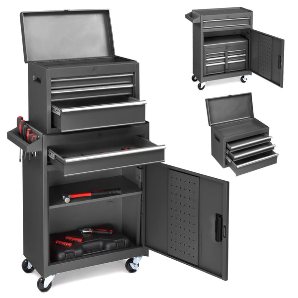 4-Drawer Rolling Tool Chest with Wheels & Lock