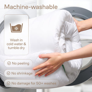 Ultra-Soft Mattress Topper with Cooling Microfiber & Adjustable Straps