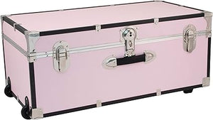 30-Inch Wheeled Storage Trunk with Lock