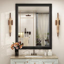 Metal Frame Rectangle Wall Mirror 36x30 Inch