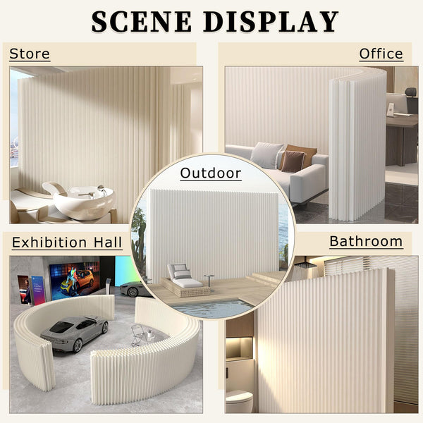 Foldable Paper Room Divider – Portable Privacy Screen