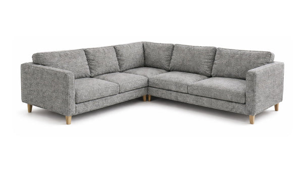 Corner Sofa Slipcover Set – Polyester Flax, 16-Piece