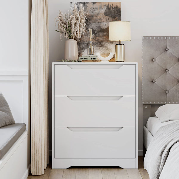 3-Drawer Dresser with Storage
