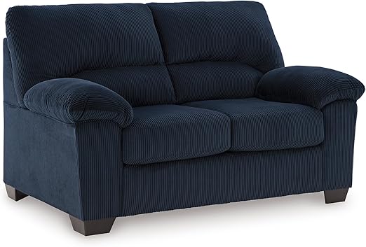 Corduroy Loveseat – Contemporary 2-Seat Sofa
