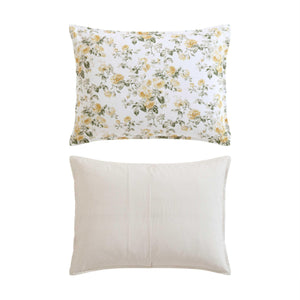 Floral Comforter Set with Shams & Decorative Pillows