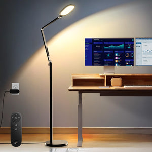 LED Floor Lamp 69" – 30 Modes, CRI 97+, Touch & Remote