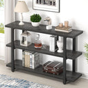 3-Tier Console Table with Storage Shelves – 47 Inch Entryway Sofa Table