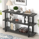 3-Tier Console Table with Storage Shelves