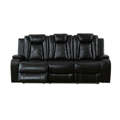 Power Reclining Sofa with Wireless Charging & LED Lights