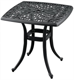 Cast Aluminum Square Outdoor Side Table – Set of 1 or 2