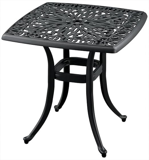 Cast Aluminum Square Outdoor Side Table – Set of 1 or 2