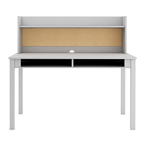 Kids Desk with Hutch and Chair Set – Wooden Study Desk with Storage