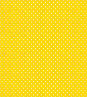 Queen Duvet Cover Set — Polka Dot Pattern, Yellow & White, 3-Piece Bedding