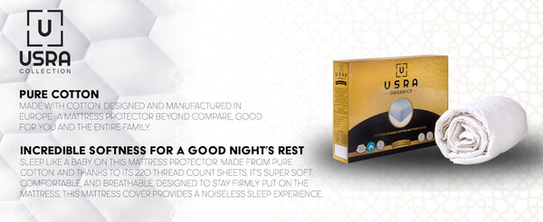 100% Cotton Quilted Mattress Topper Protector