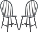 Windsor Farmhouse Dining Chairs Set of 2 – Spindle Back Solid Wood