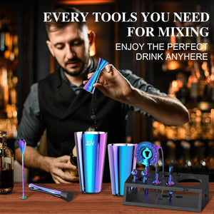 12-Piece Cocktail Shaker & Bartender Kit