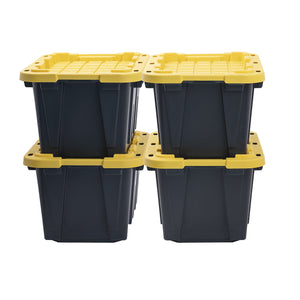Heavy Duty Stackable Storage Bins with Lids – 5 & 12 Gallon