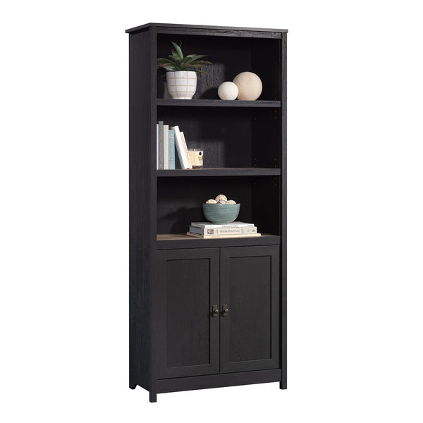 5-Shelf Library Bookcase with Doors