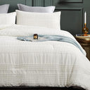 Boho Tufted Comforter Set with Pom-Pom Trim | Queen & King