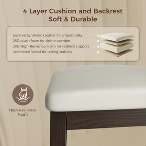 Tufted Leather Dining Chairs, Set of 2