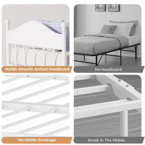 Twin Metal Daybed with Trundle and Headboard
