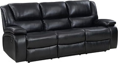Reclining Sofa with Wall-Hugger Design & Padded Armrests